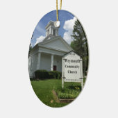 Weymouth Community Church Keramisch Ornament (Links)