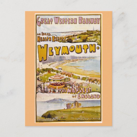 Weymouth, Dorset, Engeland, Train Excursion Briefkaart (Voorkant)
