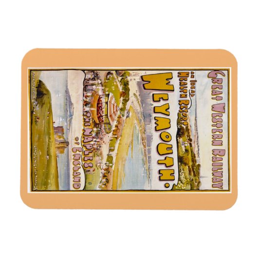 Weymouth, Dorset, Engeland, Train Excursion Magneet (Horizontaal)