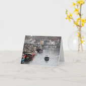 Weymouth Dorset Folded Wenskaart Kaart (Gele Bloem)