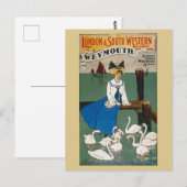  Weymouth Engeland Britse treinreis Briefkaart (Voorkant / Achterkant)