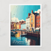 Weymouth Engeland vintage reisillustratie Briefkaart (Voorkant)