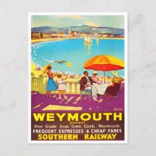 Weymouth England vintage Briefkaart
