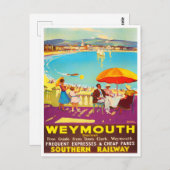Weymouth England vintage Briefkaart (Voorkant / Achterkant)