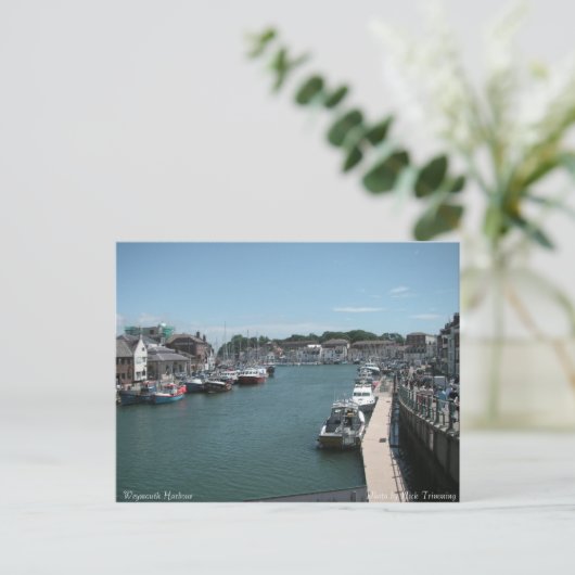 Weymouth Harbour Briefkaart (Staand voorkant)