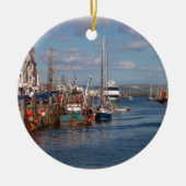 Weymouth Harbour Keramisch Ornament (Voorkant)
