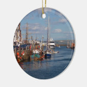 Weymouth Harbour Keramisch Ornament (Links)