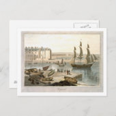 Weymouth Harbour uit 'A Voyage Around Great Brit' Briefkaart (Voorkant / Achterkant)