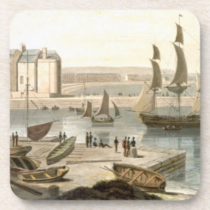 Weymouth Harbour uit 'A Voyage Around Great Brit' Drankjes Onderzetter