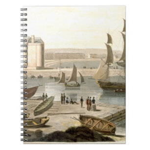 Weymouth Harbour uit 'A Voyage Around Great Brit' Notitieboek