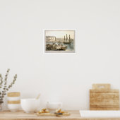 Weymouth Harbour uit 'A Voyage Around Great Brit' Poster (Keuken)