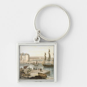 Weymouth Harbour uit 'A Voyage Around Great Brit' Sleutelhanger