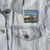Weymouth - Professionele foto. Vierkante Button 5,1 Cm (In situ)