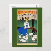 Weymouth trein reizen, , briefkaart (Voorkant / Achterkant)