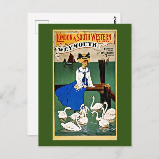 Weymouth trein reizen, , briefkaart (Voorkant / Achterkant)