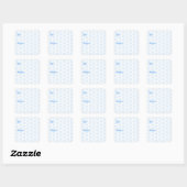 Wezel Sneeuwvlok Sticker (Vel)
