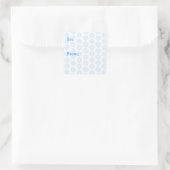 Wezel Sneeuwvlok Sticker (Tas)