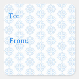 Wezel Sneeuwvlok Sticker