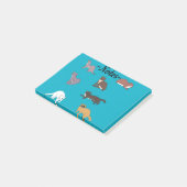 Wezels post-it® notes (Schuin)