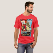 Wezen Monster Retro Horror vriend T-shirt (Voorkant volledig)