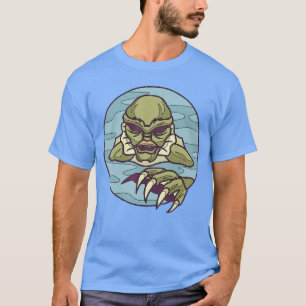 Wezen Uit Een Lagune Iconische Horror Monster Kuns T-shirt