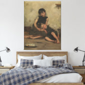 "Wezen" van Thomas Kennington (1885) - Londen, Ver Canvas Afdruk (Insitu (Slaapkamer))
