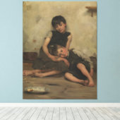 "Wezen" van Thomas Kennington (1885) - Londen, Ver Canvas Afdruk (Insitu (Houten vloer))