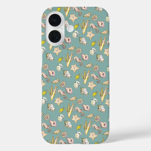 Wezens uit de aquamarijn van de oceaan Case-Mate iPhone case (Achterkant)