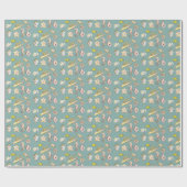 Wezens uit de oceaan inpakpapier (Vlak)