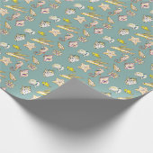 Wezens uit de oceaan inpakpapier (Hoek)