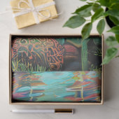 Wezens van het Zee Rainbow Colors Decoupage Tissuepapier (Geschenk)