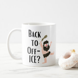 WFH Caveman Coffee Mok ZIE BEIDE ZIJDEN