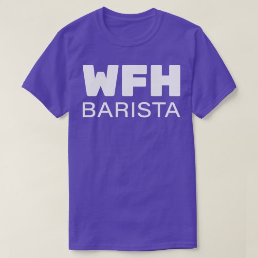 WFH werkt vanaf startpunt 3 T-shirt (Design voorkant)