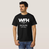 WFH - work from home - VERB T-shirt (Voorkant volledig)