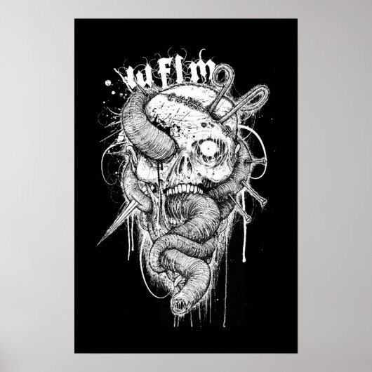 WFLM-Poster door Mark Riddick Poster (Voorkant)