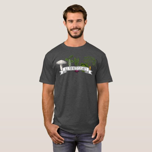 WFPB: Eet-Planten op basis van het hele Plant van  T-shirt (Voorkant volledig)