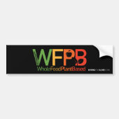 WFPB-logo - donkerbumpersticker Bumpersticker (Voorkant)