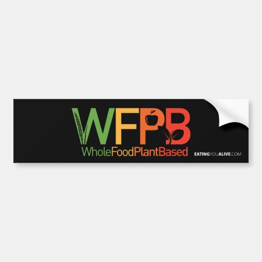 WFPB-logo - donkerbumpersticker Bumpersticker (Voorkant)