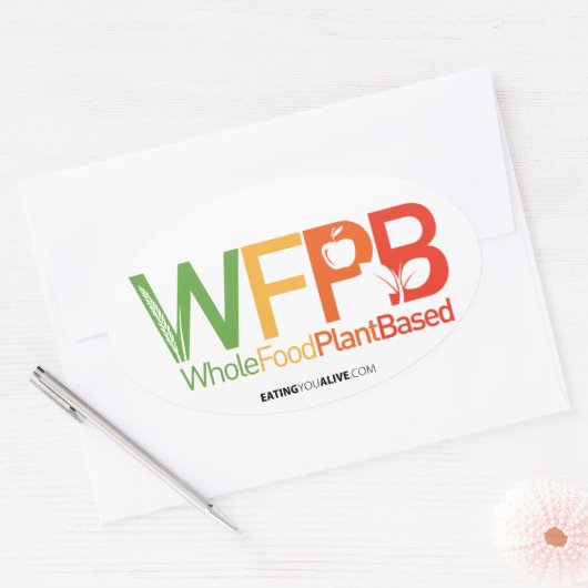 WFPB logo - lichte sticker (Envelop)