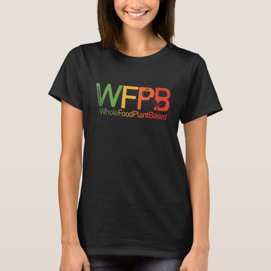 WFPB logo - t shirt donker (Voorkant)