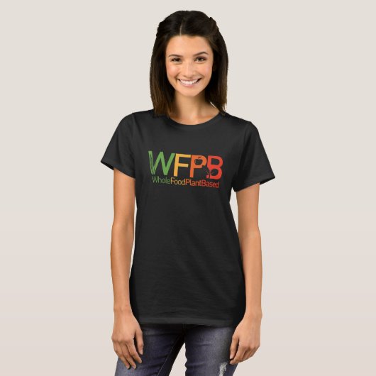 WFPB logo - t shirt donker (Voorkant volledig)