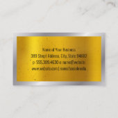 WFrench Hammer | Metaal Visitekaartje (Achterkant)