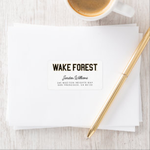 WFU   Wake Forest Etiket
