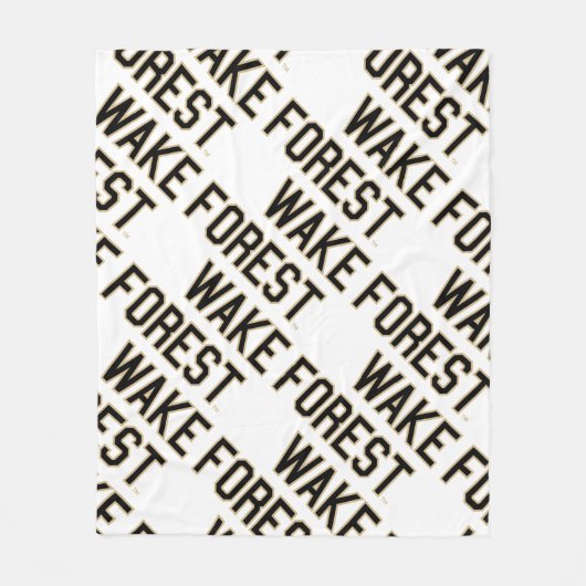 WFU | Wake Forest Fleece Deken (Voorkant)