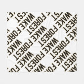 WFU | Wake Forest Fleece Deken (Voorkant (Horizontaal))