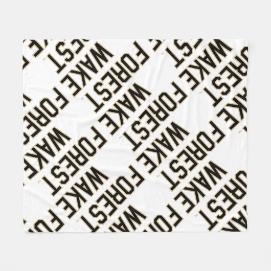 WFU | Wake Forest Fleece Deken (Voorkant (Horizontaal))