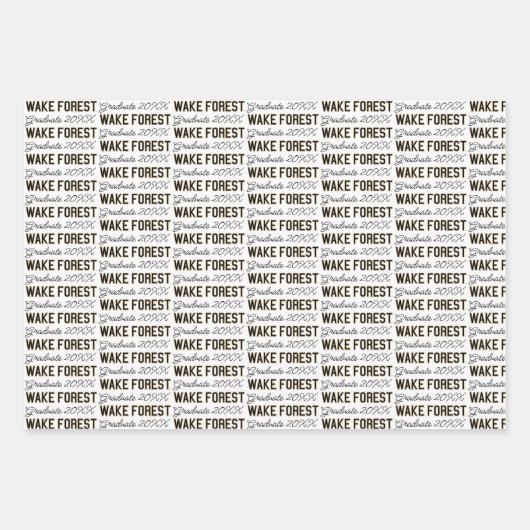 WFU | Wake Forest Inpakpapier Vel (Voorkant 2)