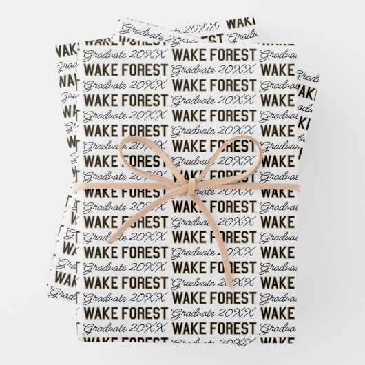 WFU | Wake Forest Inpakpapier Vel (In situ)