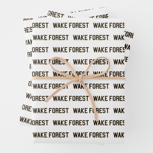 WFU | Wake Forest Inpakpapier Vel (In situ)