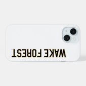WFU | Wake Forest iPhone 15 Case (Achterkant horizontaal)